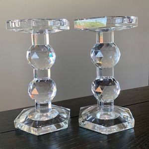 Crystal Candle Holders (set of 2)